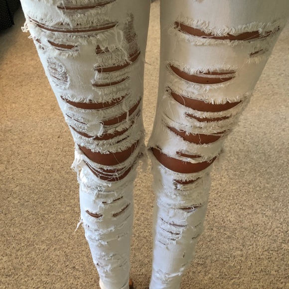 Ripped JBrand Jeans - Picture 3 of 3